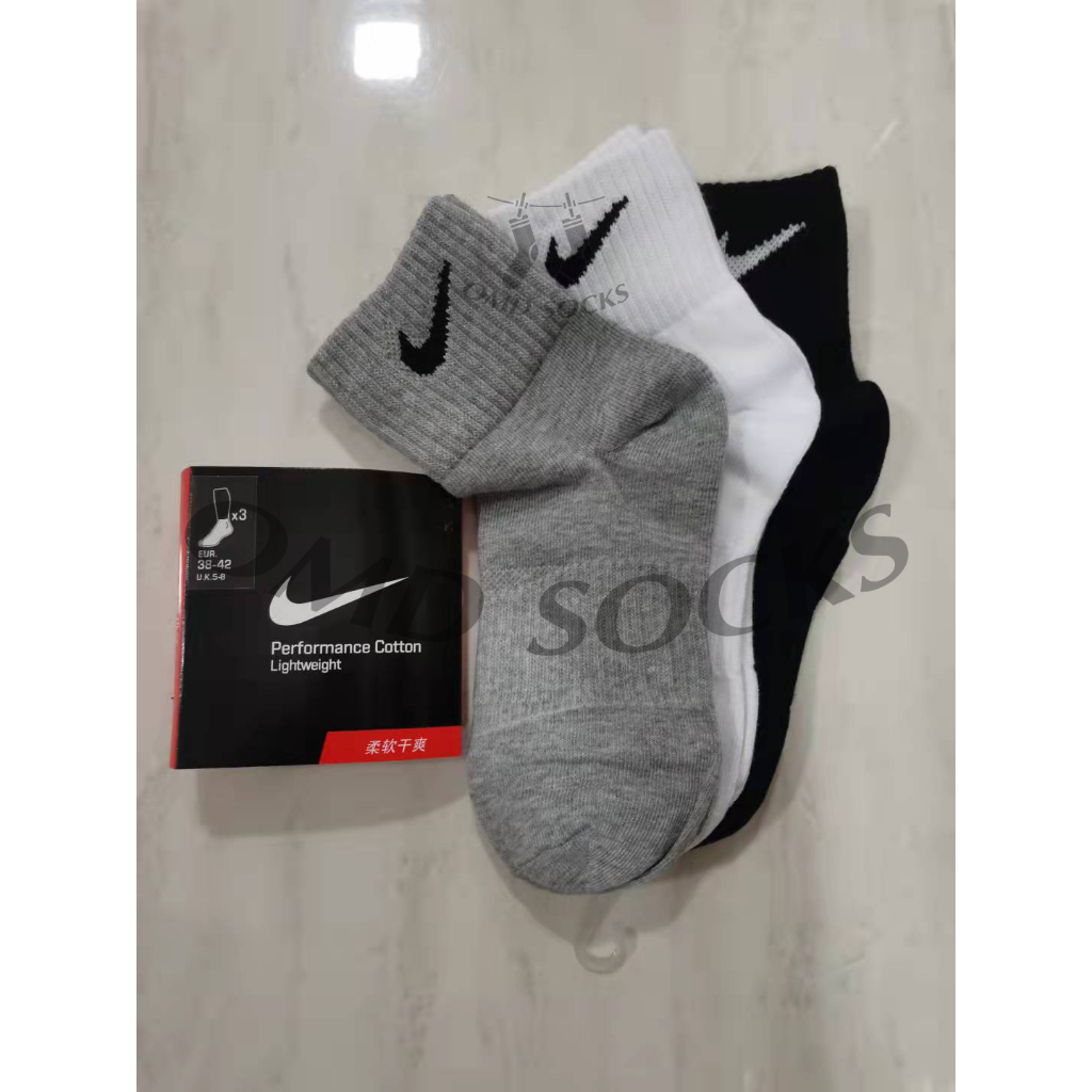 Stokin Muslimah Socks Everyday Cotton Sock Sport Socks Running Socks Men  Women Stoking Stocking Sarung Kaki 袜子 袜子女