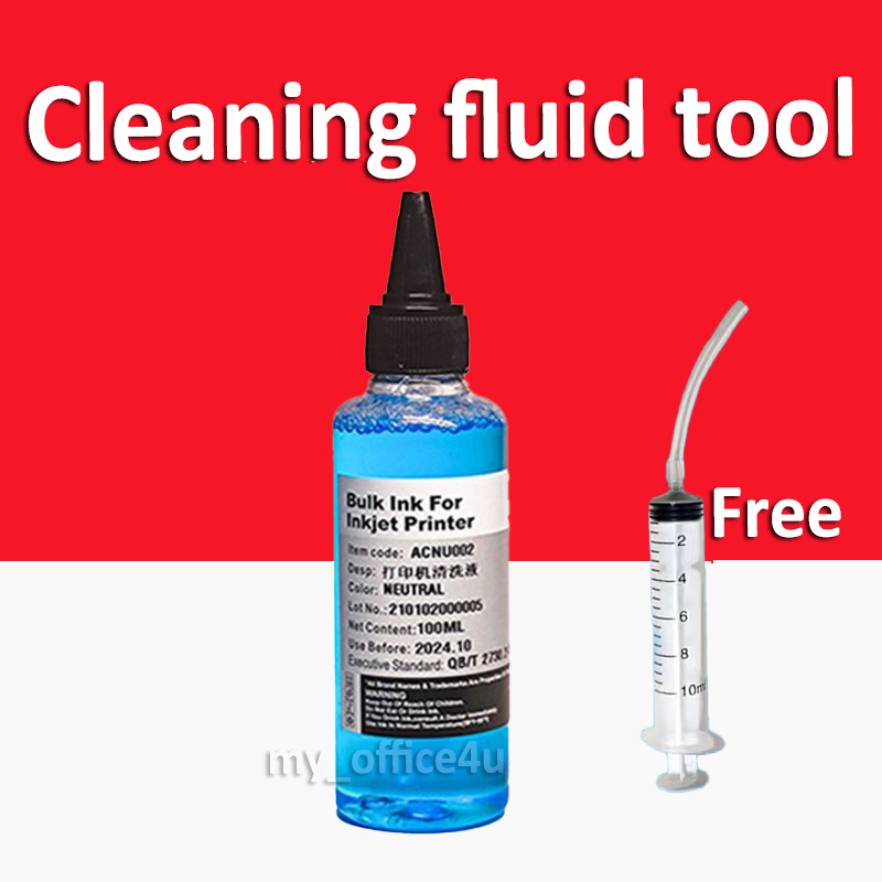 Cleaning Fluid with tool for Epson Printer Print Head Cleaner for L3110