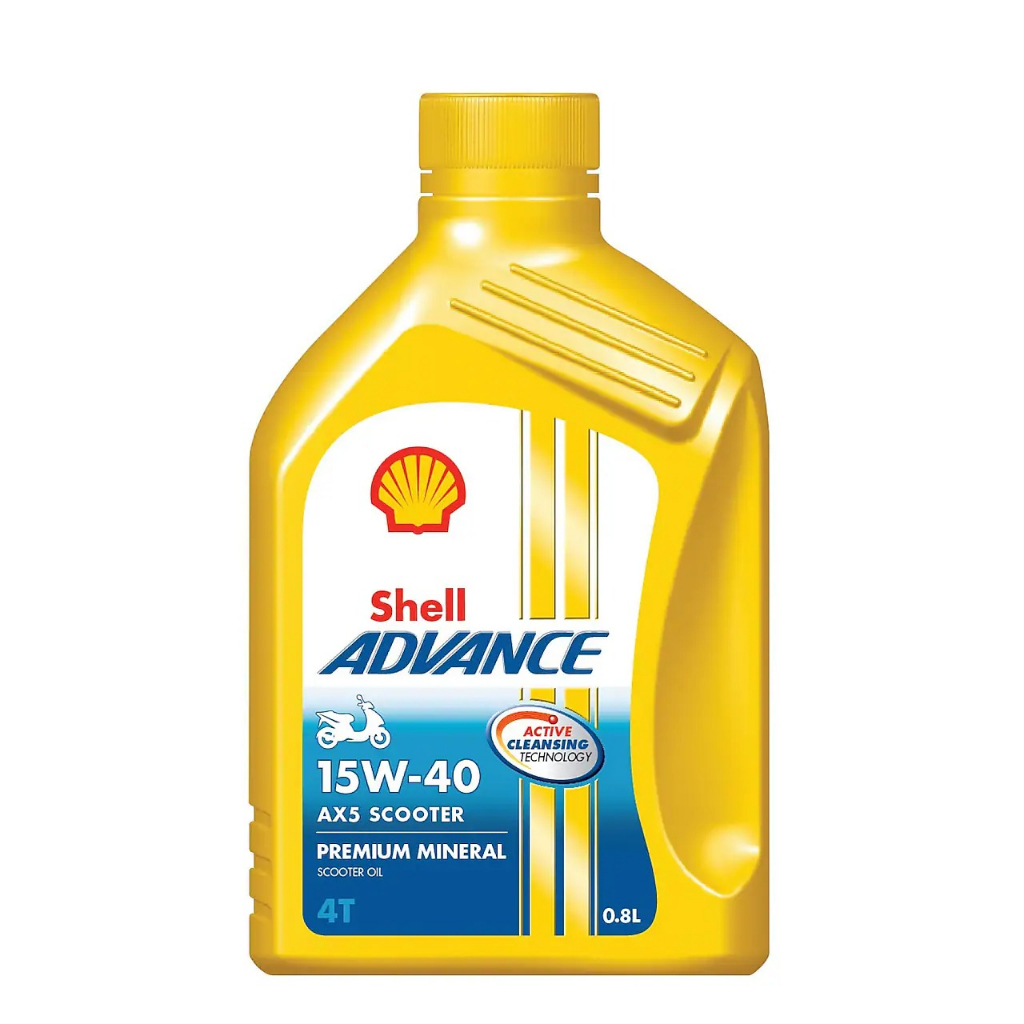 Shell Advance 4T AX5 Scooter Premium Mineral 15W40 15W 40 Motorcycle ...