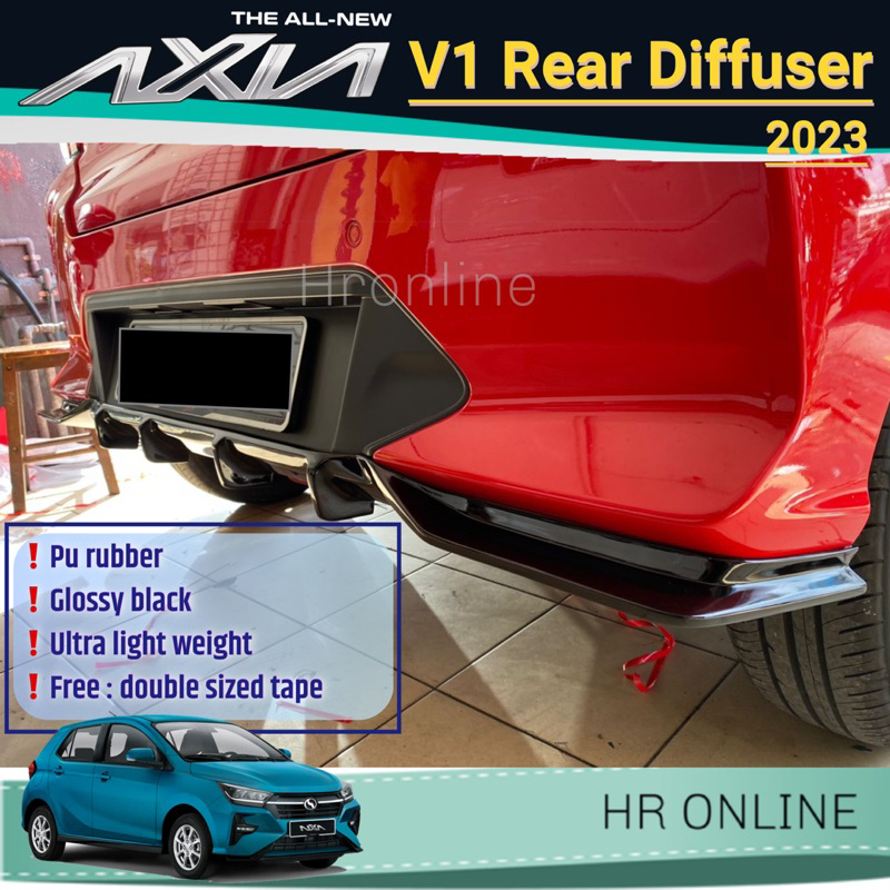 New 🔥 Axia 2023 Accessories Bodykit Rear diffuser Spoiler MZ Front ...