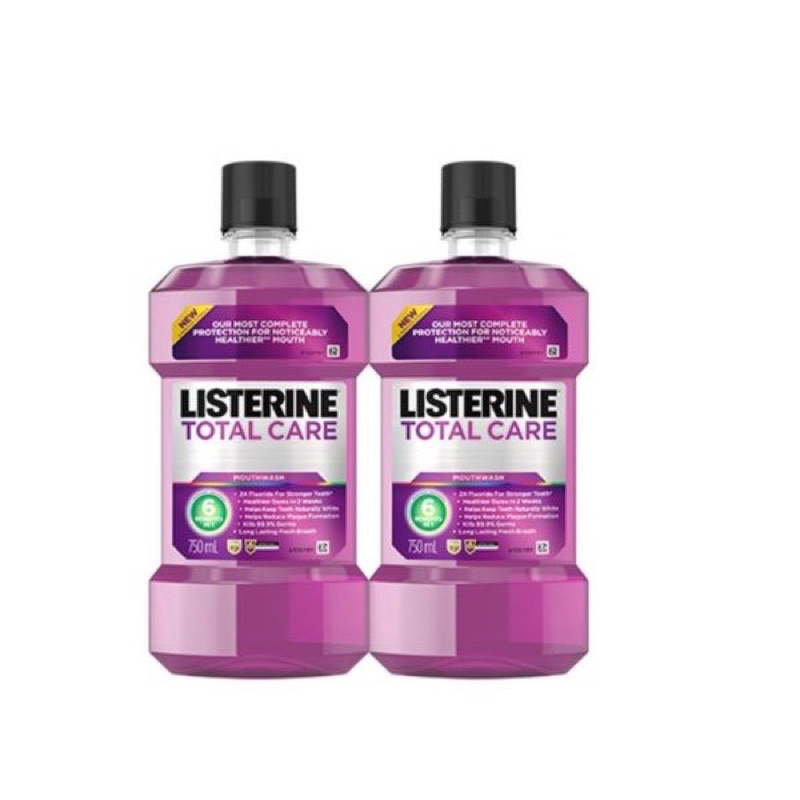 Listerine Total Care 750ML Twin Pack | Shopee Malaysia