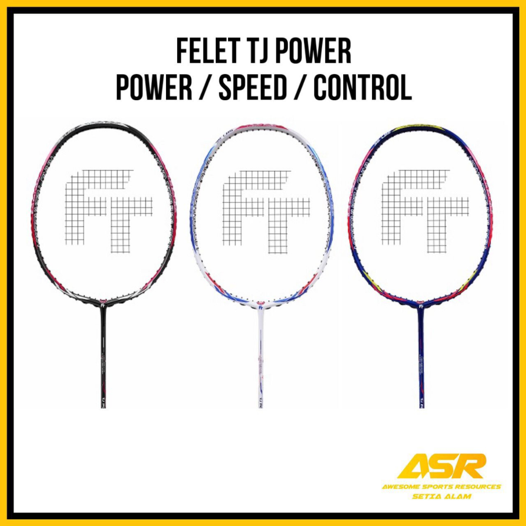 Felet Badminton Racket TJ Power Power / Control / Speed ( Frame Only ...