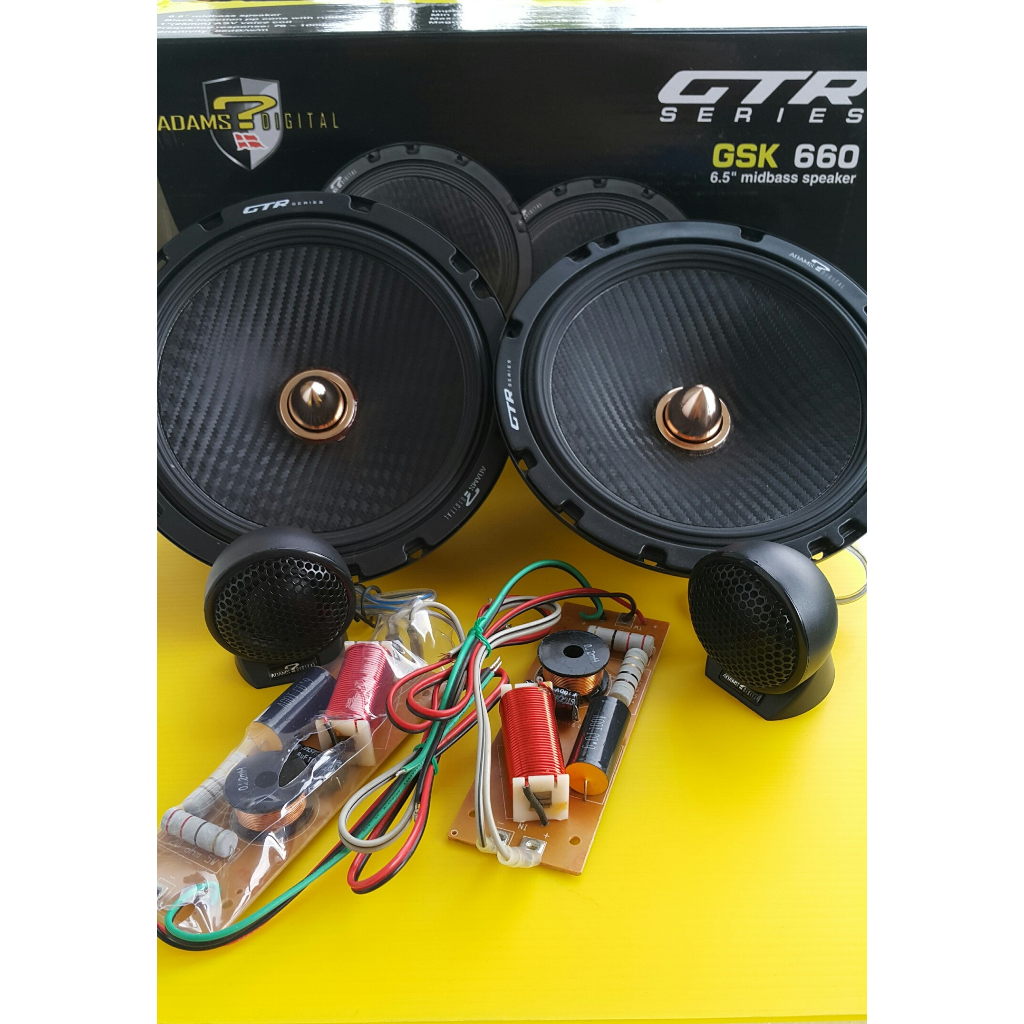 Adams Digital GSK 660 6.5" + JADE 25 silk dome tweeter 2way component
