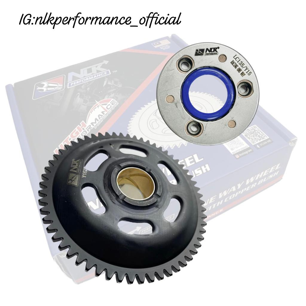 NLK PERFORMANCE RACING STARTER WHEEL V2 COPPER BUSH / ONE WAY BEARING Y15ZR Y16ZR R15 MT15 ONE