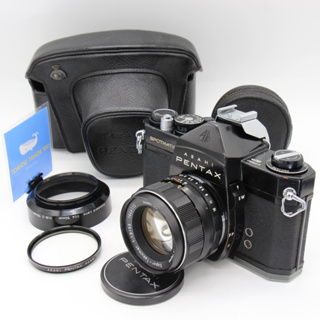 Pentax Spotmatic Black SLR Film Camera with Super Takumar 55mm F