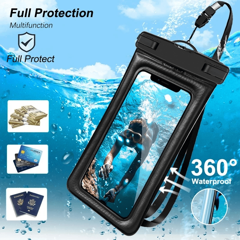 Airbag 30M Underwater phone cover pouch Universal Waterproof PVC airbag ...