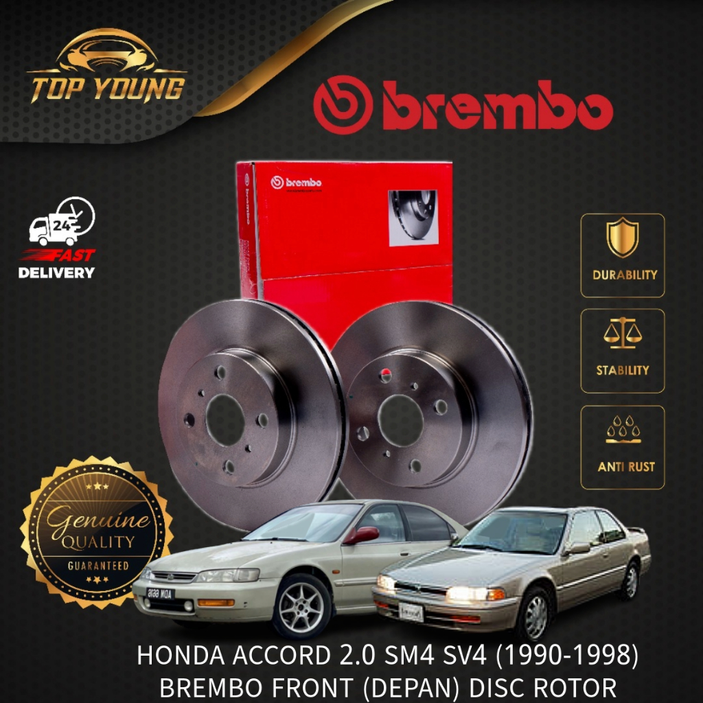 Brembo OE 1997 Acura CL/90-97 Honda Accord Front Disc Brake Kit main image 1