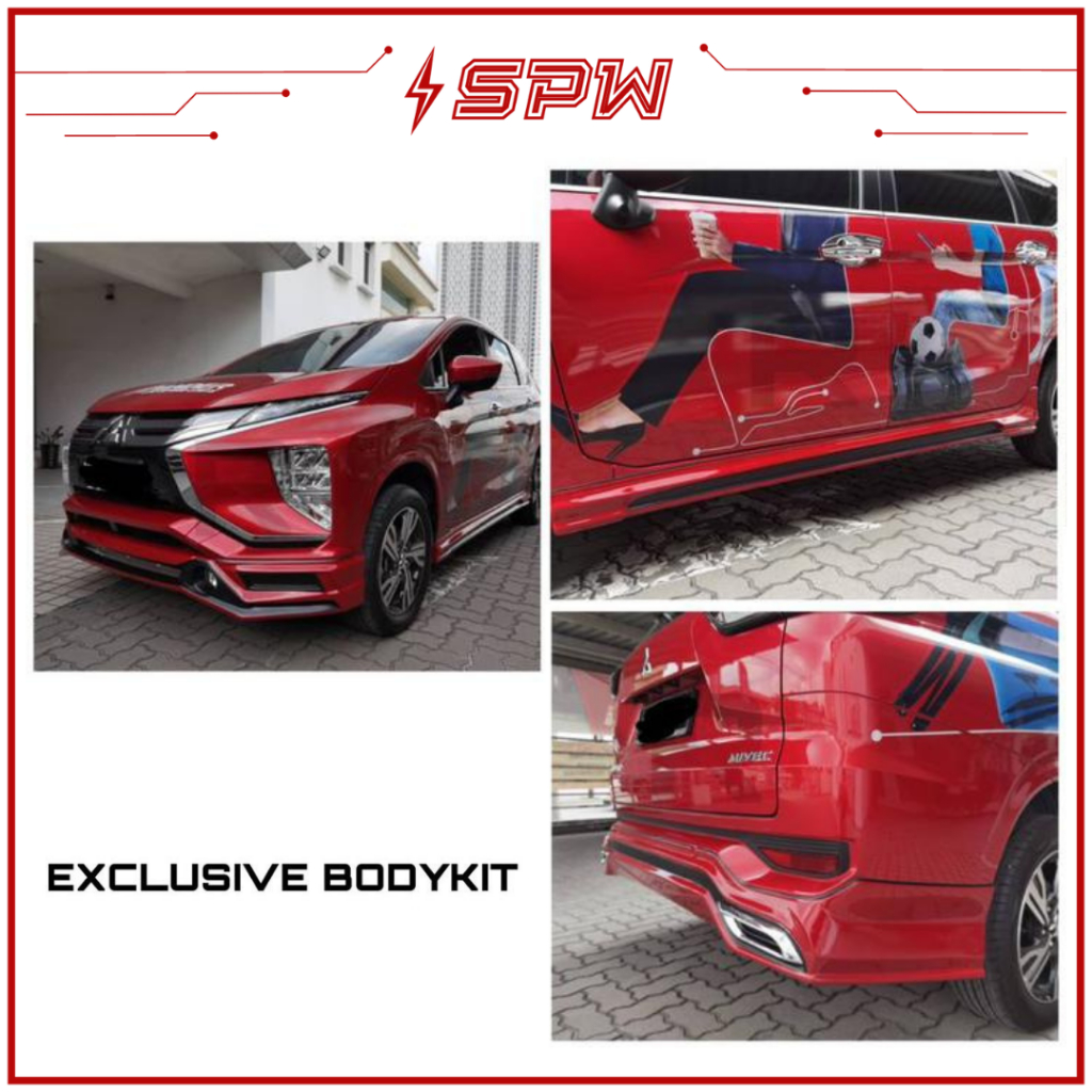 Mitsubishi Xpander (2020-2023) EXCLUSIVE Bodykit Front Lip Side Skirt ...
