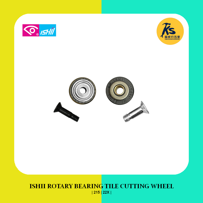 ISHII Rotary Bearing Tile Cutting Wheel ( 215 22X ) Shopee Malaysia