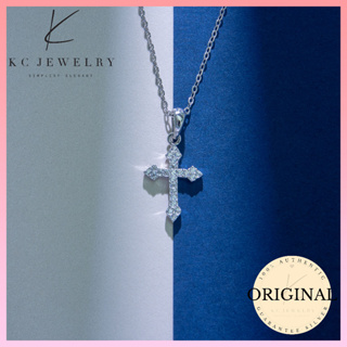 Cross Necklace With Diamond In Middle 2024