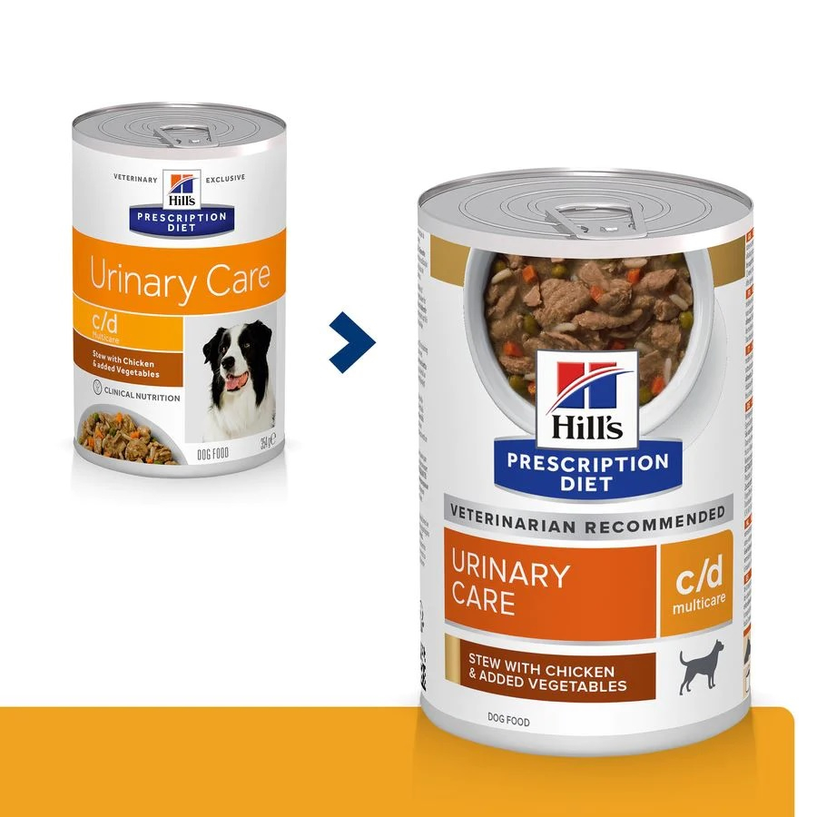 Hill's Prescription Diet Dog C/D Chicken & Vegetable Stew Dog Wet Food