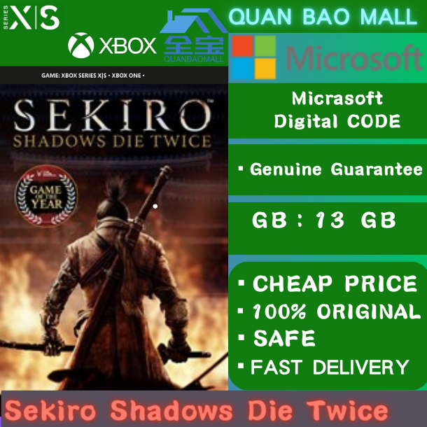 Sekiro shadows die twice xbox best sale one code