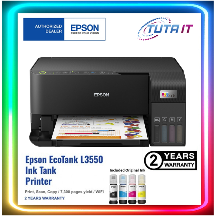 Epson Ecotank L3550 Ink Tank Printer Shopee Malaysia 3361