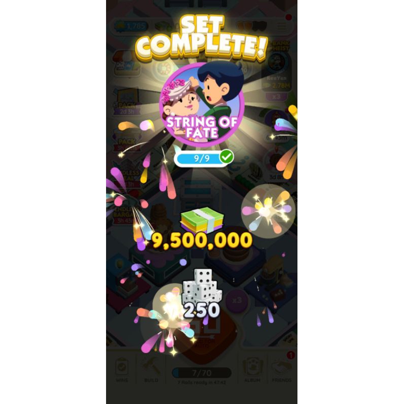 Compte Monopoly Go – 160k Dés – Compte Prêt à Jouer – Android/Apple