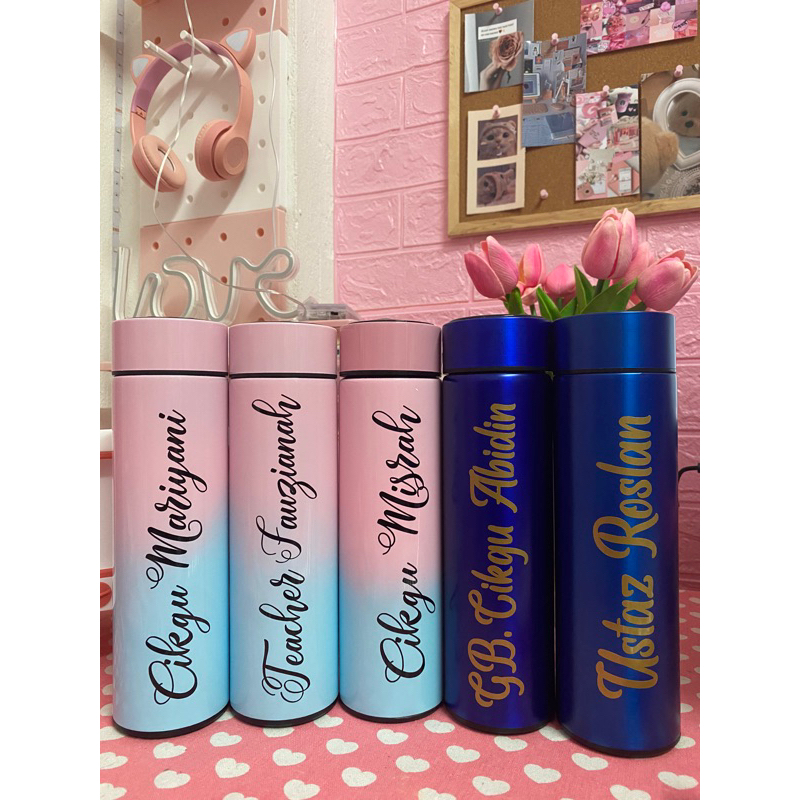 SMART LED FLASK CUSTOM NAMA | Shopee Malaysia