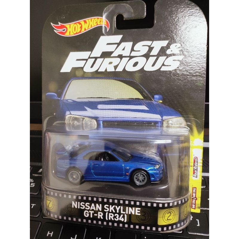hot wheels nissan gt-r r34 fast & furious retro | Shopee Malaysia
