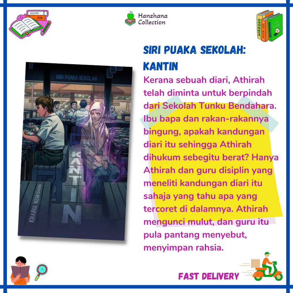 Novel Seram Siri Puaka Sekolah : Kantin By Khairul Nizam Khairani ...