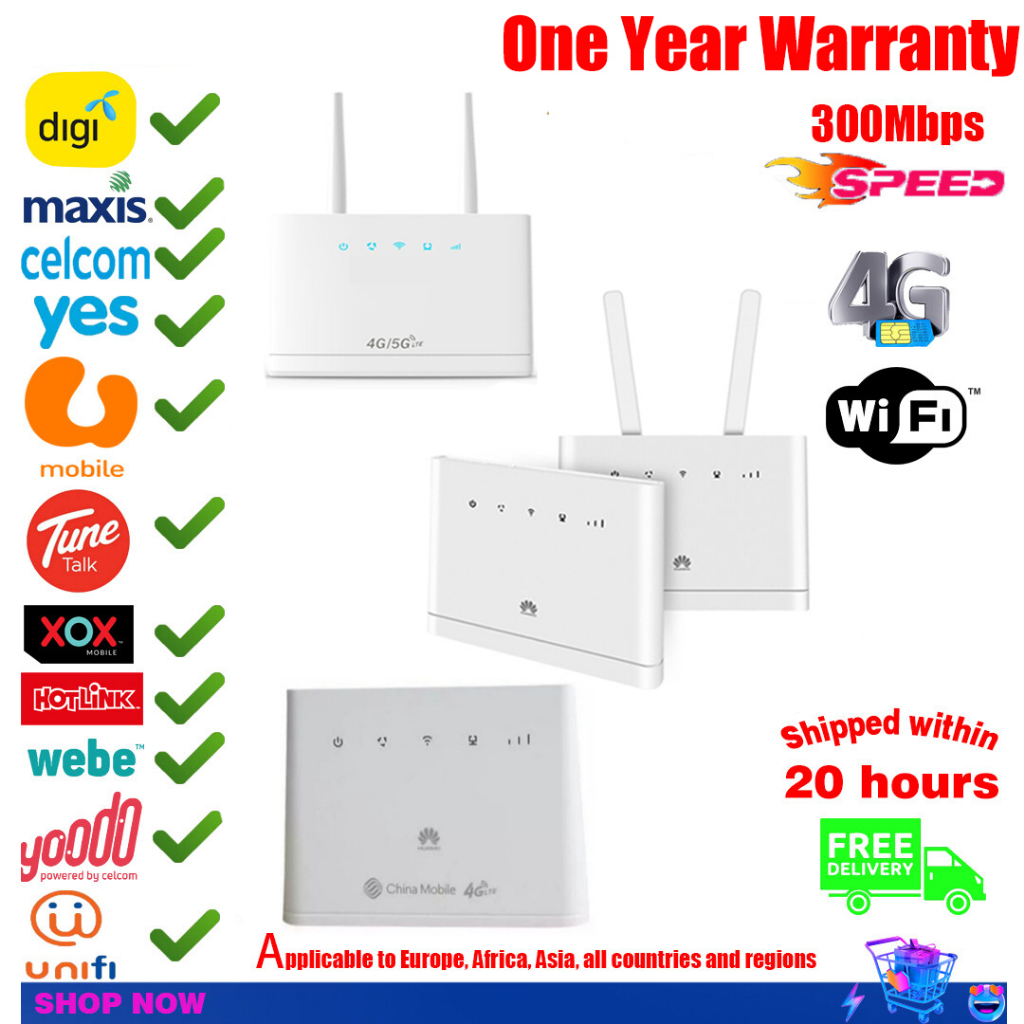 Modified Unlimited Hotspot Huawei B310 B315 4G Router B310AS-852 B315s ...