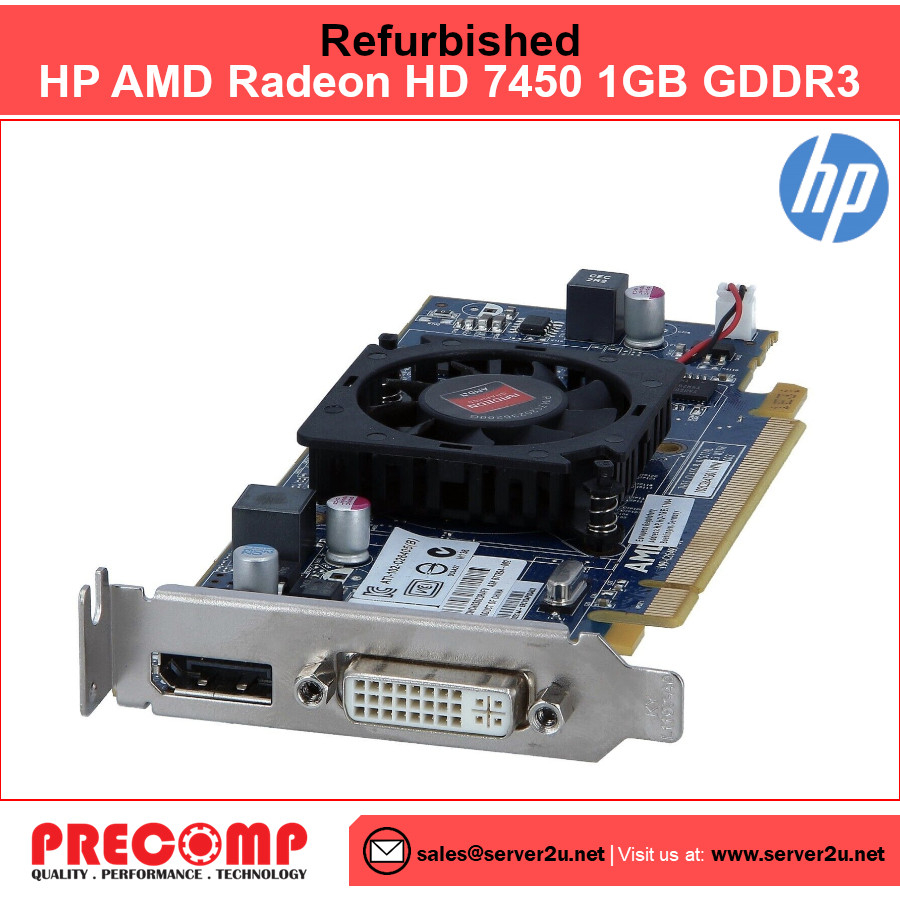 Refurbished Hp Amd Radeon Hd 7450 1gb Gddr3 Dvidp Pcie Video Card Shopee Malaysia 3947