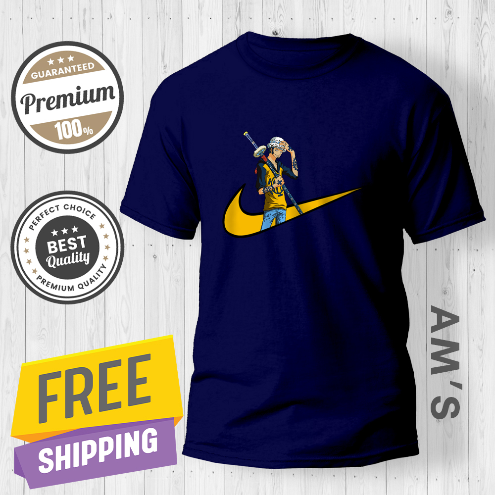 T-shirt Anime One Piece Nike Trafalgar Law 💥Premium Cotton💥 | Shopee ...