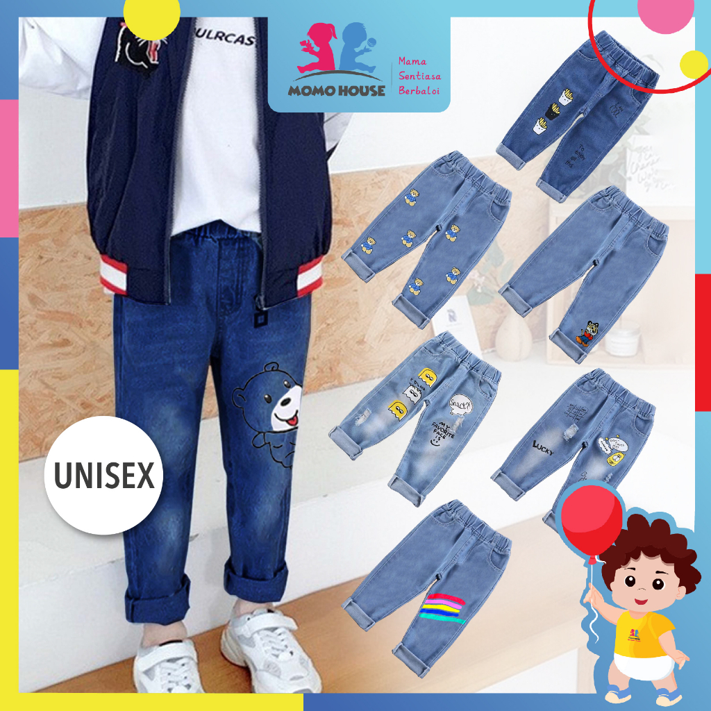 Baby Girl Jeans Baby Boy Pants Seluar Jeans Budak Perempuan Kids Girl