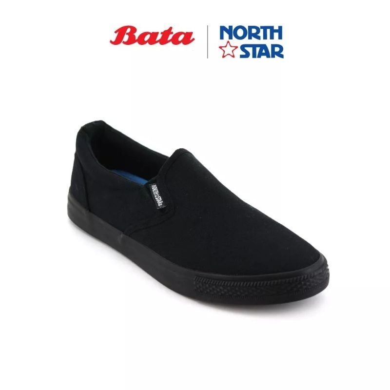 BATA NORTH STAR SLIP ON BLACK SCHOOL SHOE Shopee Malaysia