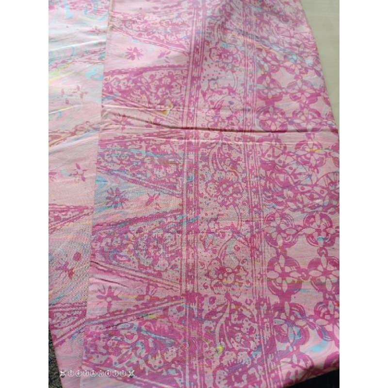 batik stamped asli terengganu handmade (defect) | Shopee Malaysia