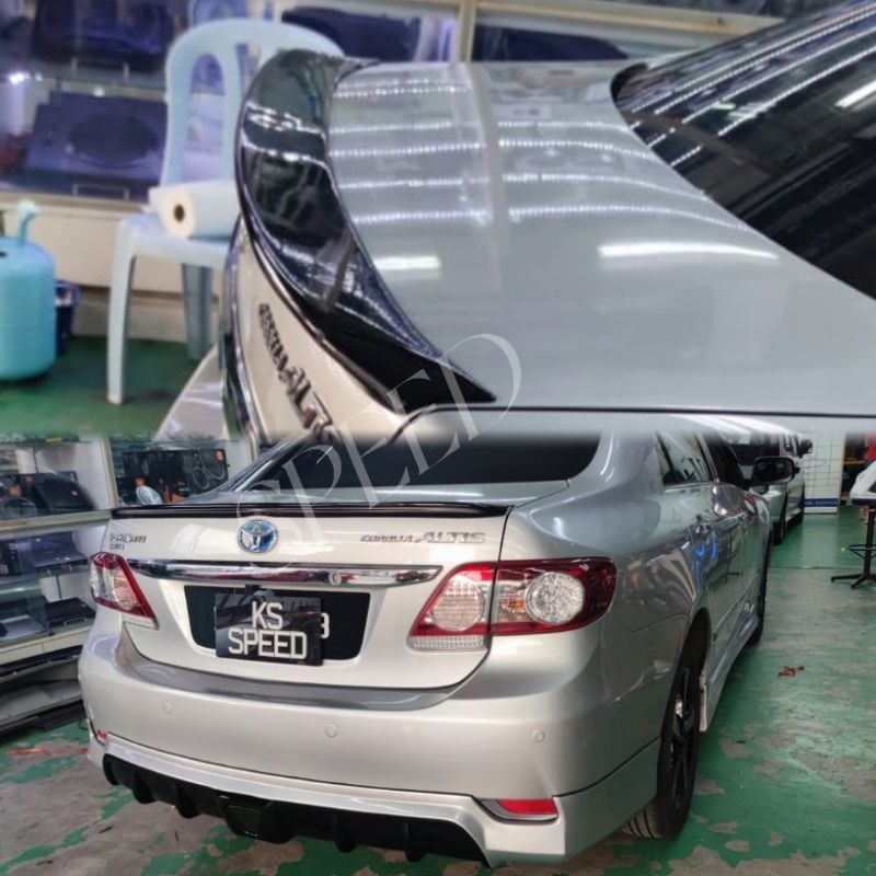 TOYOTA COROLLA ALTIS 2008-2013 REAR SPOILER BELAKANG | Shopee Malaysia