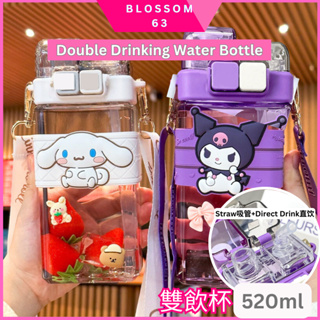 420ml Sanrioed Thermos Cup Kawaii Anime Kuromi Cinnamoroll Thermal