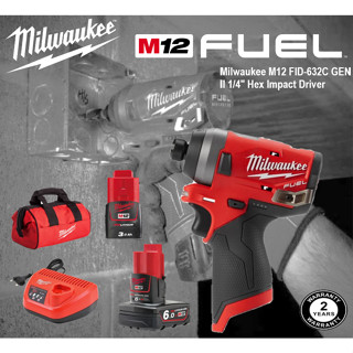 Ready Stock Milwaukee M12 Fuel Impact Driver M12 FID 632 Shopee