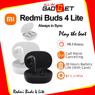 Xiaomi Redmi Buds 4 Lite TWS Wireless Bluetooth Earphone Call Noise  Reduction 20 Hours Battery Life