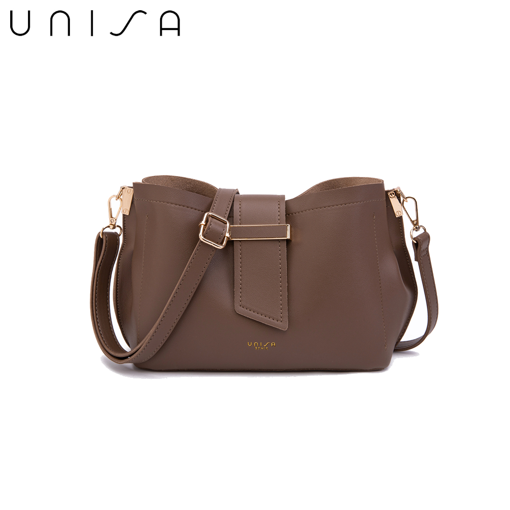 UNISA Faux Leather Sling Bag (Black/Blue/Grey/Khaki/Maroon/Purple ...