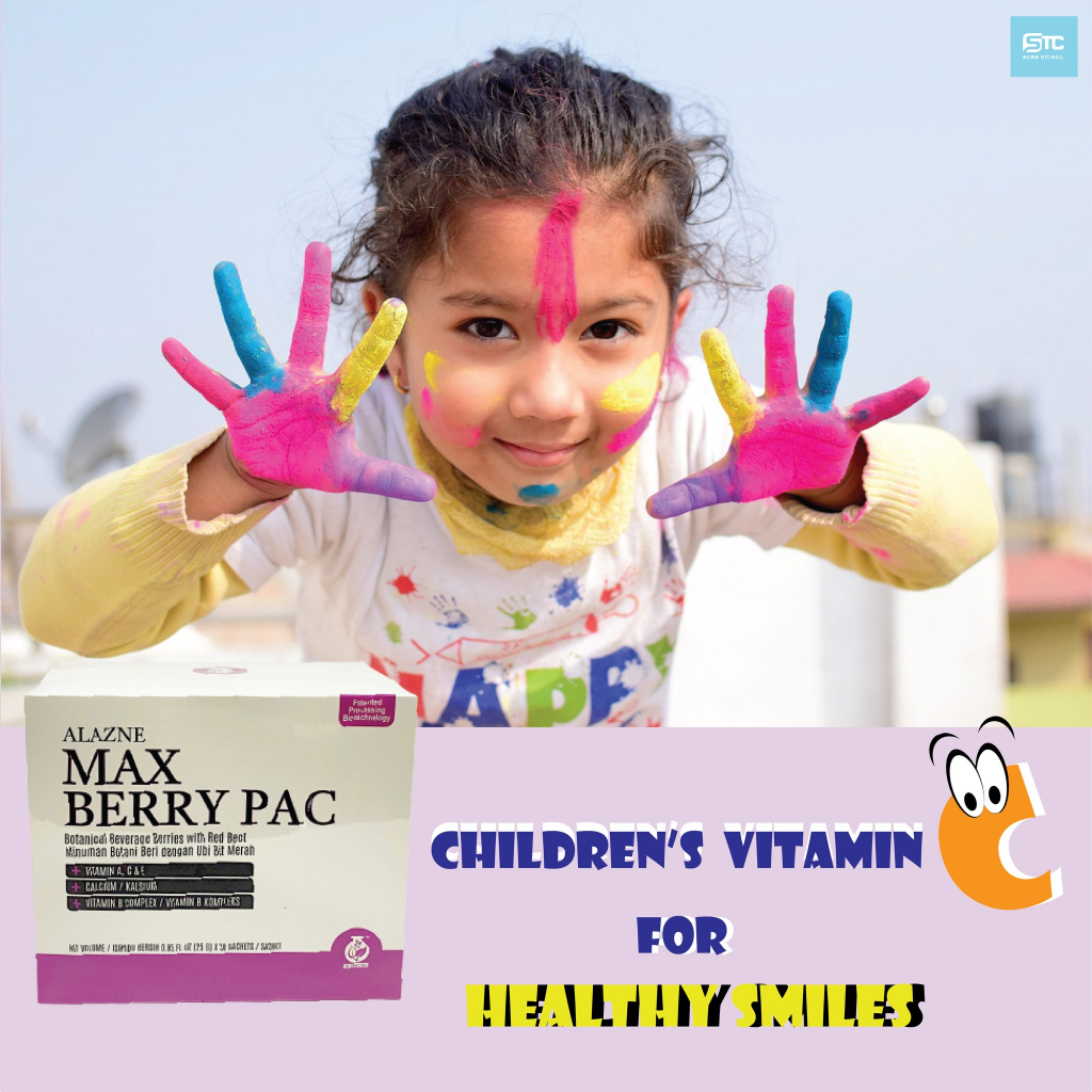 Alazne Max Berry Pac - Children's Vitamins 100%Natural ~ | Shopee Malaysia