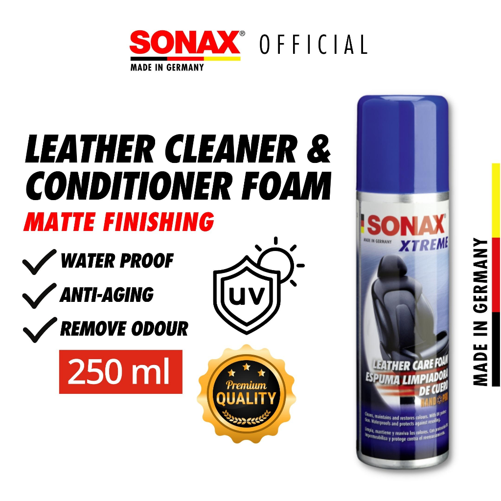 SONAX Upholstery & Alcantara Suede Interior Cleaner 250ml for sale