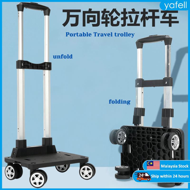 【Local Seller】Portable Travel trolley 折叠手推车 Multifunctional Fordable ...