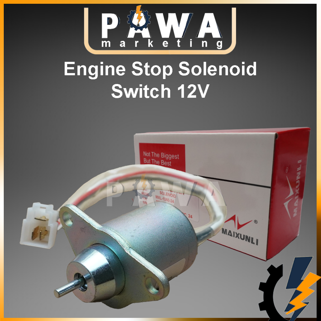 Pawa Maixunli Diesel Engine Fuel Pump Shut Off Solenoid Valves Stop