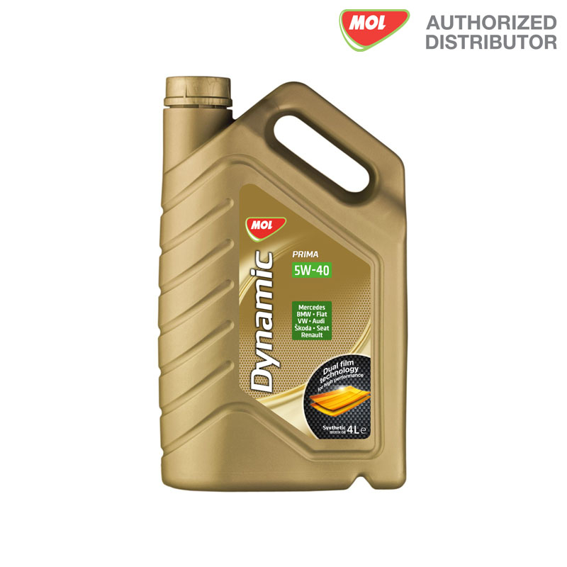 MOL Dynamic Prima 5W40 Fully Synthetic Engine Oil (4L) | Shopee Malaysia
