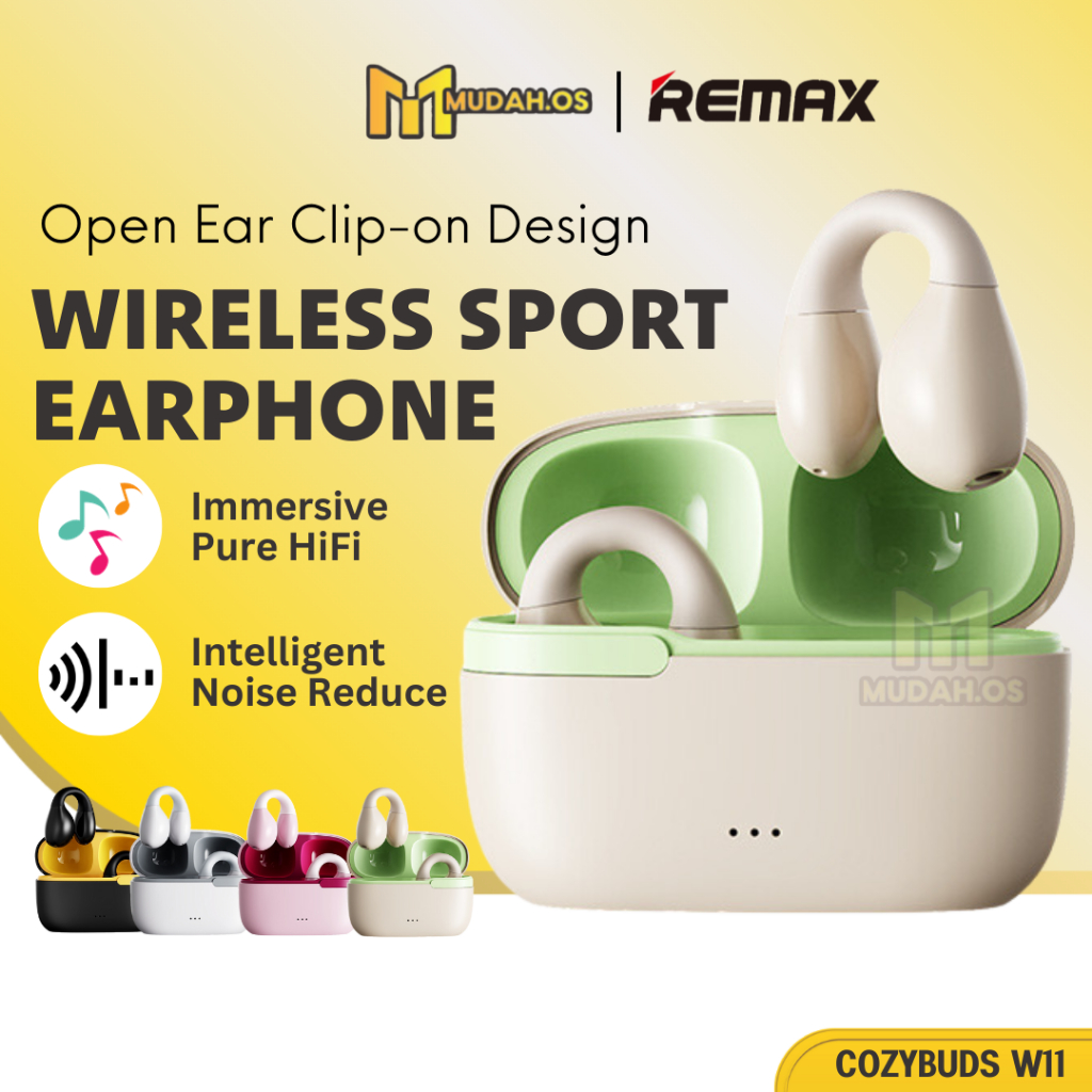 REMAX Wireless Earbuds For Sports Running CozyBuds MDW11 Bluetooth ...