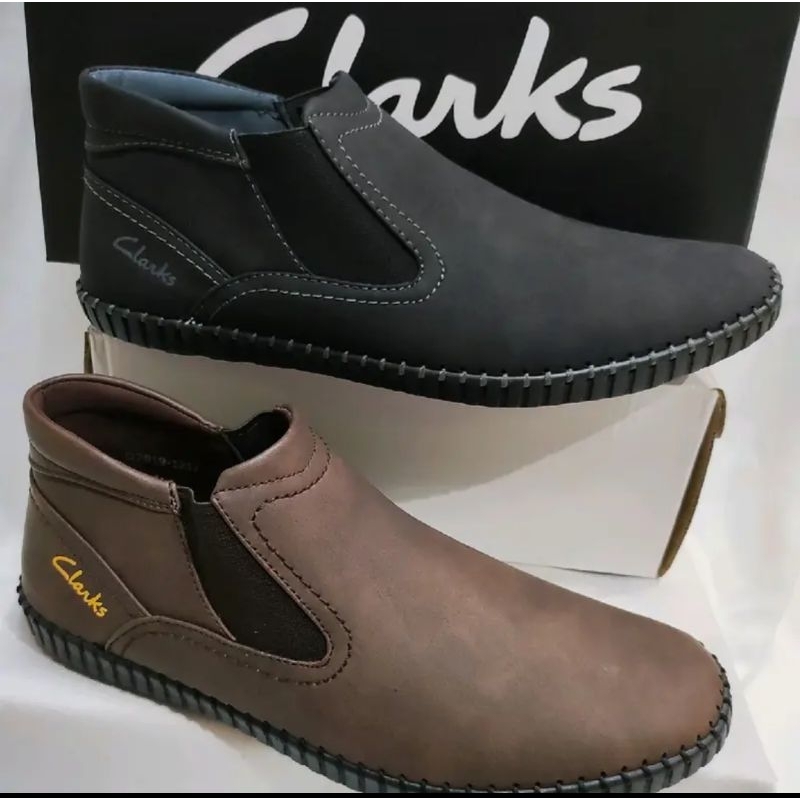 Clarks Lofer, Kasut Kulit Clarks, Pure Leather, Clarks Leather Shoe ...