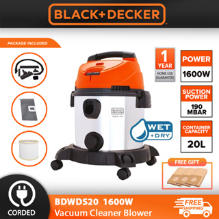 Black+Decker BDWD20-B1 Wet & Dry Vacuum Cleaner