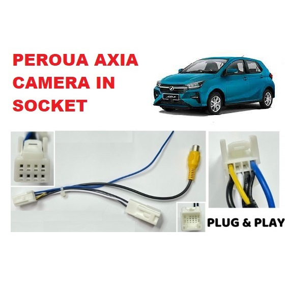 Perodua Axia 2023 X / G Spec Camera In Socket Reverse Parking Camera ...