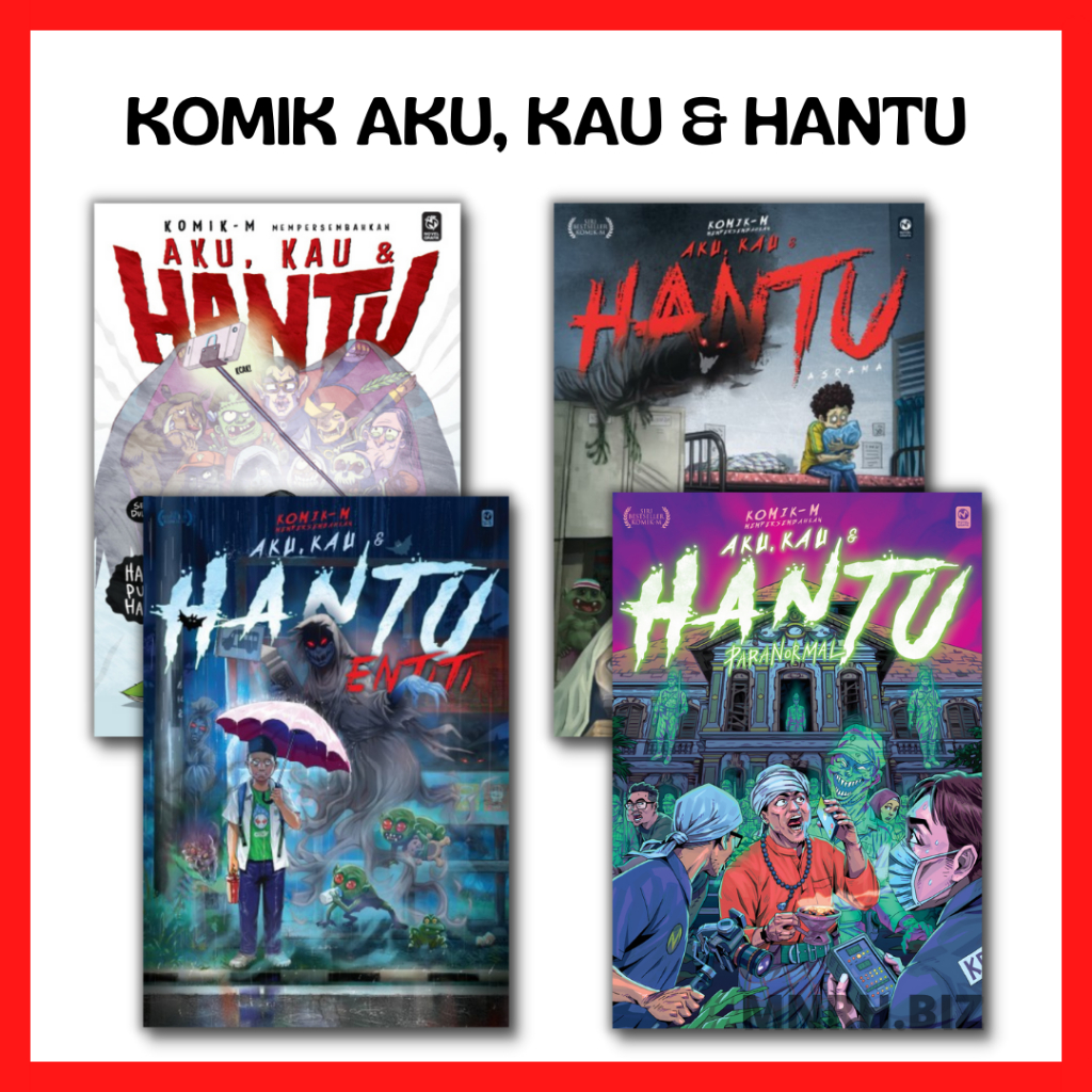 Aku Kau And Hantu Buku Komik M Malay Comic Books Shopee Malaysia