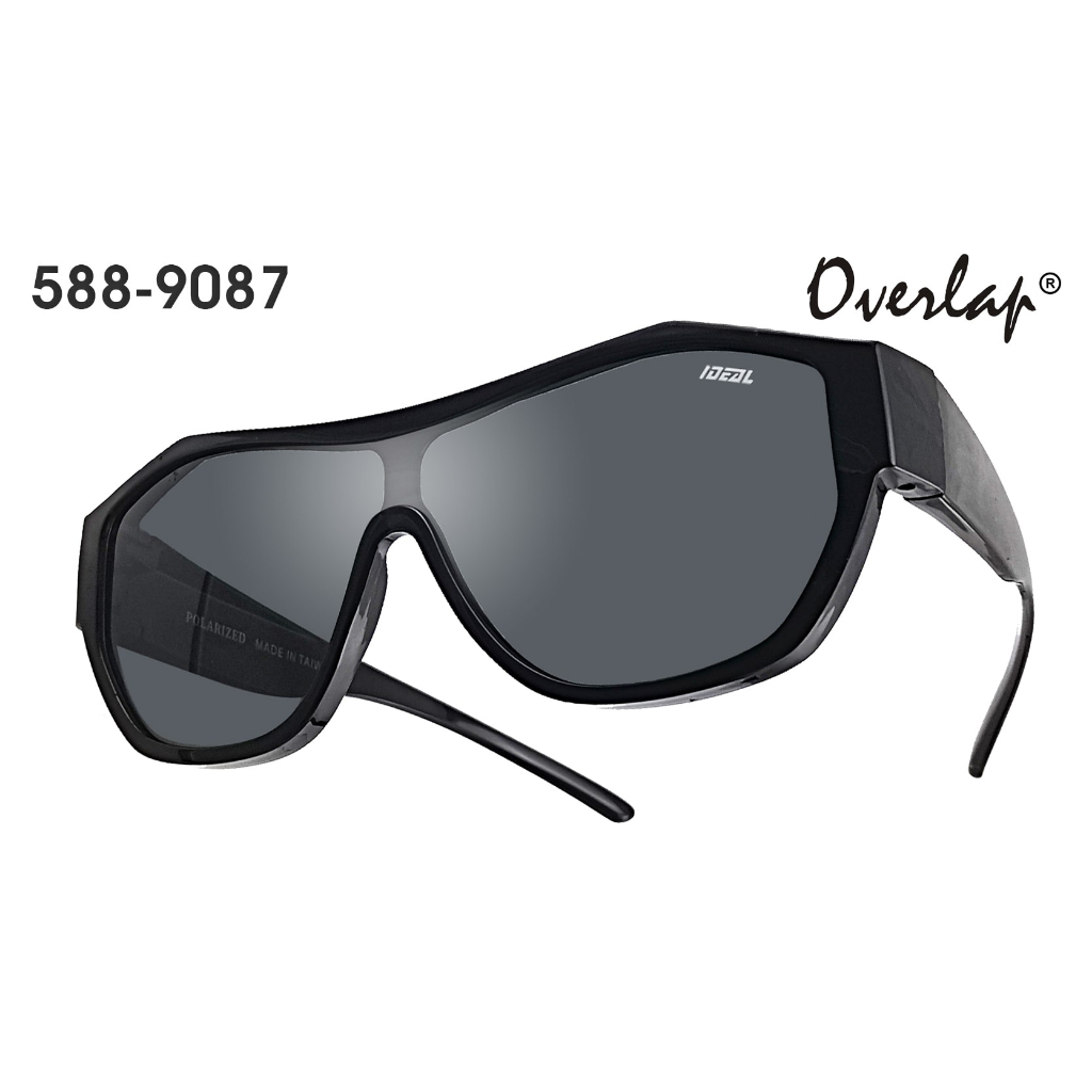 Fit Over Polarized Sunglasses IDEAL 588-9087 Overlap Unisex