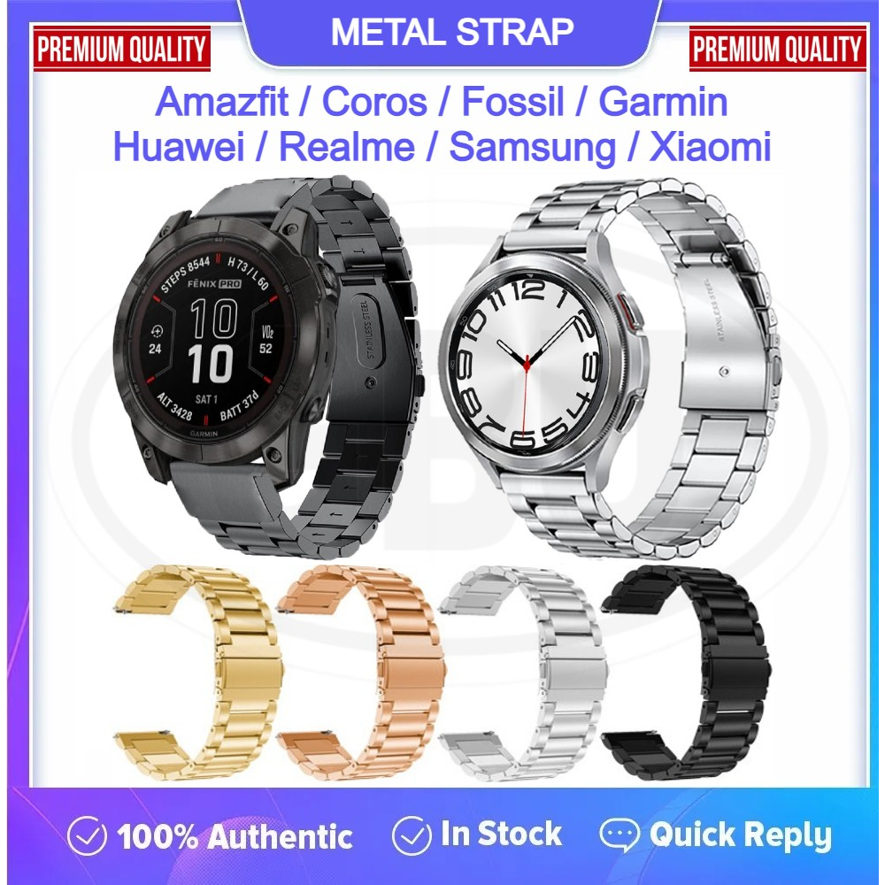 Amazfit Realme Watch Metal Strap Exelent 22MM Watch Band Strap - Main Image