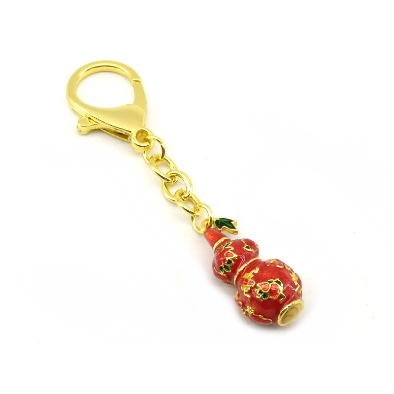 Abundance Wu Lou Feng Shui Amulet Keychain 2 Illness Star Good