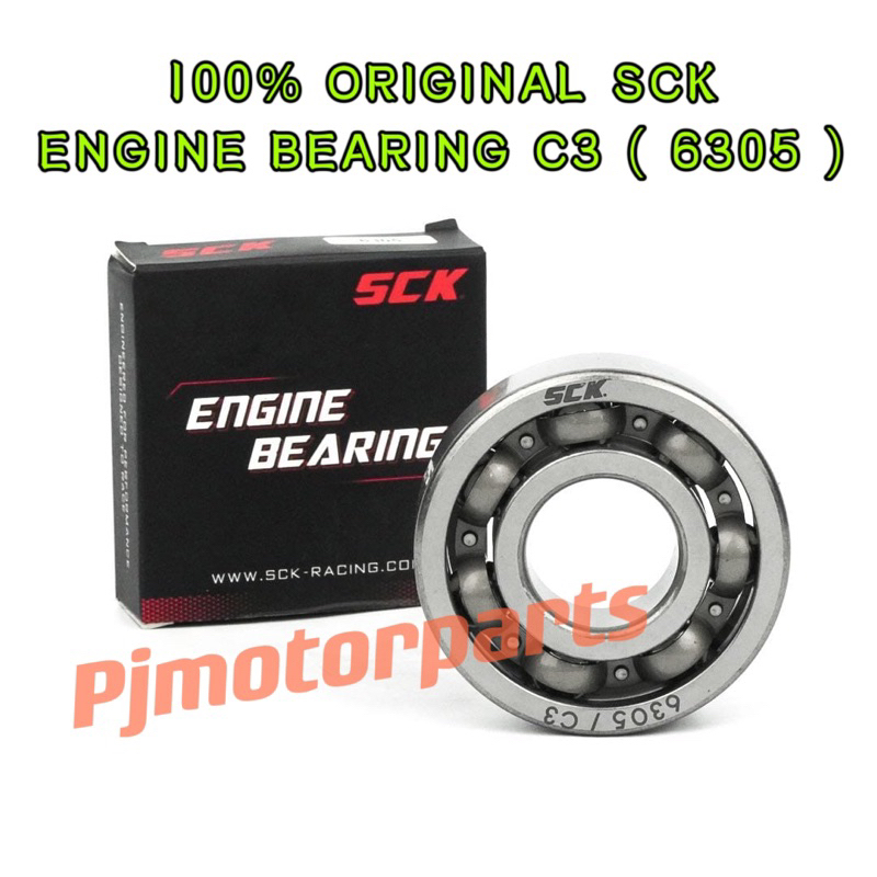 ( 100% ORIGINAL SCK ) 6305 C3 RACING ENGINE BEARING / CRANKSHAFT ENJIN ...