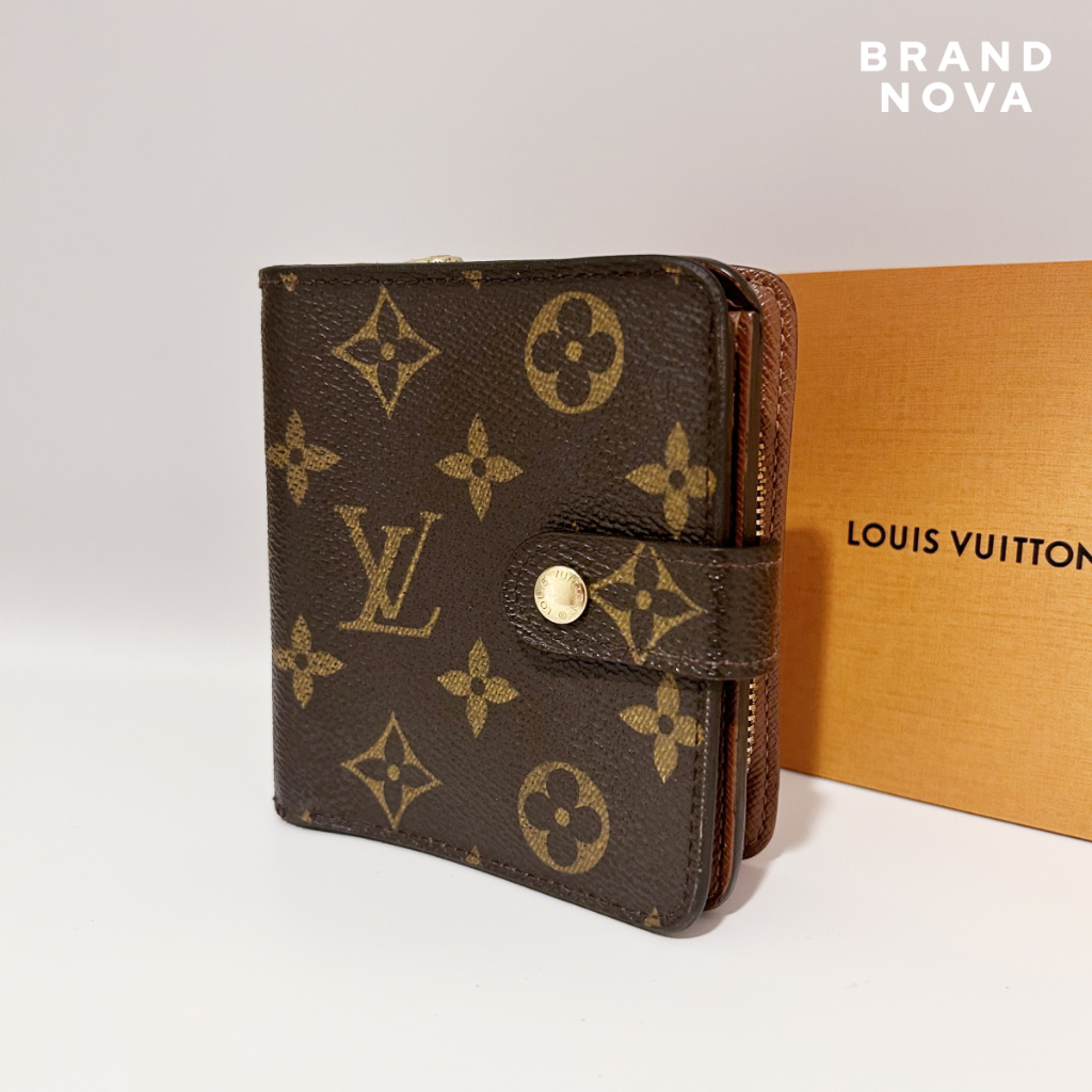 Louis-Vuitton-Monogram-Set-of-4-Compact-Zip-Small-Wallet-M61667