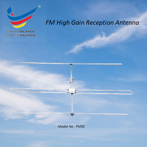 FM Radio Antenna High Gain Reception Directional Antenna/Aerial