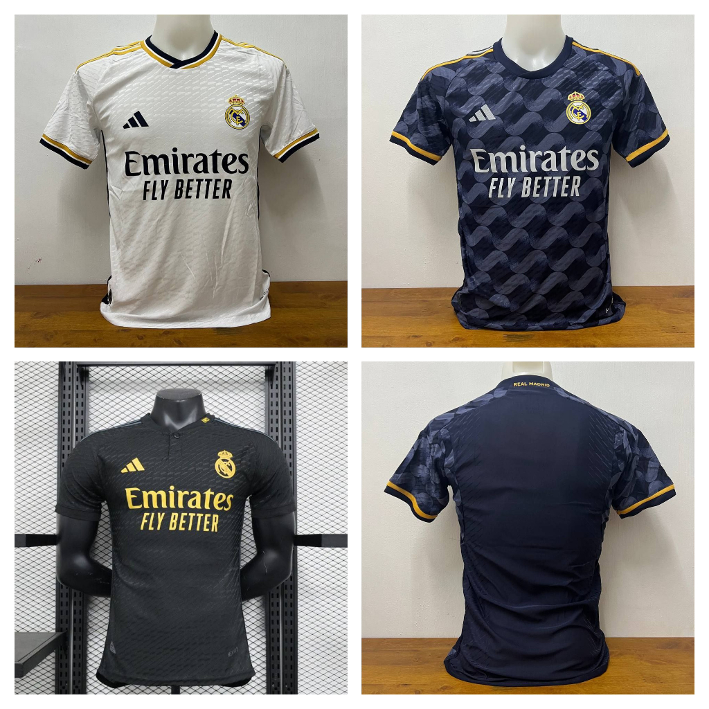 23/24 Real Madrid Home Away Third Player Issue Jersey | Shopee Malaysia