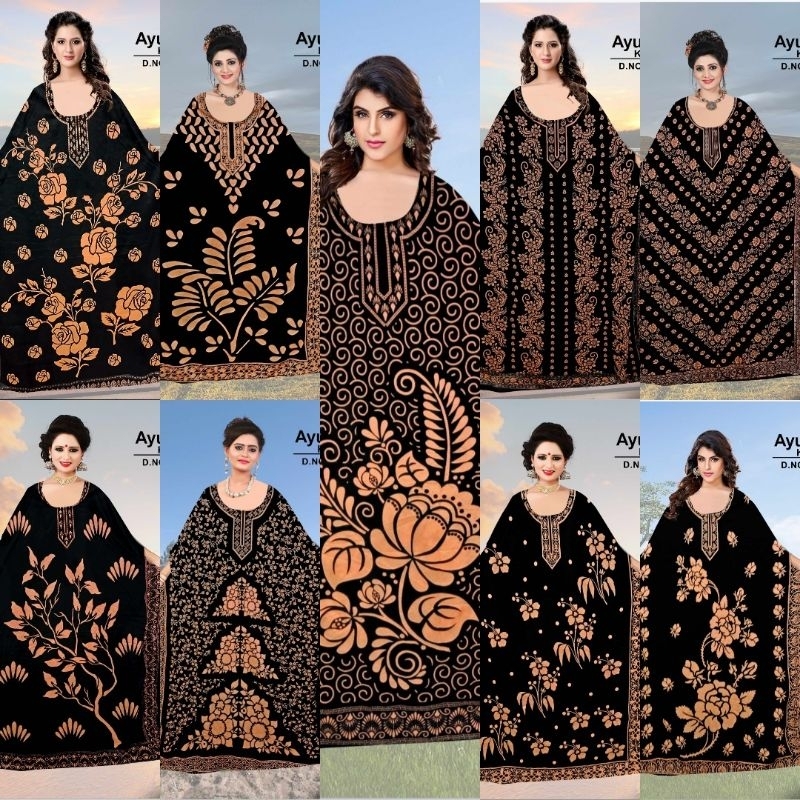 Kaftan Kelawar Dubai Edisi Hitam Eksklusif Pemborong Peruncit Shopee Malaysia